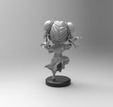 E699 - Chibi character design, The Chun lee lee statue, STL 3D model design print download files