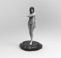 A791 - Movie character design, The Battle Angel alito statue, STL 3D model design print download files