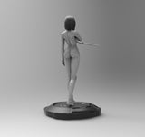 A791 - Movie character design, The Battle Angel alito statue, STL 3D model design print download files