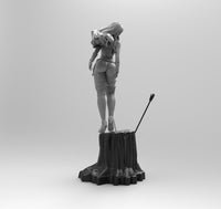 A801 - Female character design, The Sexy archer statue, STL 3D model design print download files