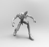 A816 - Anime character design, The Eva bot statue, STL 3D model design print download files