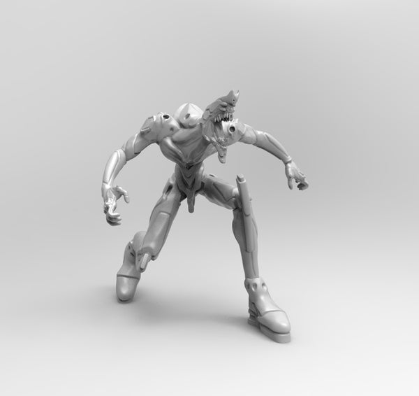 A816 - Anime character design, The Eva bot statue, STL 3D model design print download files