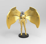 A821 - NSFW Comic Character design, The Golden wing girls, STL 3D model design print download files