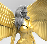 A821 - NSFW Comic Character design, The Golden wing girls, STL 3D model design print download files
