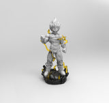 A873 - Anime character design, The bad friend vegetta statue, STL 3D model design print download files