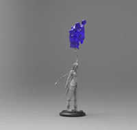 A912 - Games character design, The jinny girl Lol statue, STL 3D model design print download files