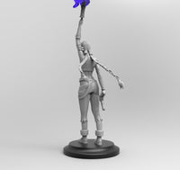 A912 - Games character design, The jinny girl Lol statue, STL 3D model design print download files