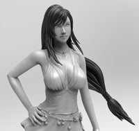 A916 - NSFW games character design, The FF most pretty girl character tifah ,STL 3D model design print download files