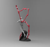 E772 - Comic Character design, The iron spidey with claws statue, STL 3D model design print download files
