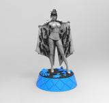 E794 - Comic character design, the sexy heroes punchlane with set of weopon, STL 3D model design print download files