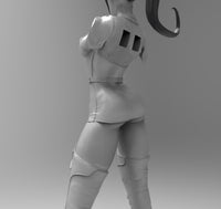 E794 - Comic character design, the sexy heroes punchlane with set of weopon, STL 3D model design print download files