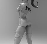 E794 - Comic character design, the sexy heroes punchlane with set of weopon, STL 3D model design print download files
