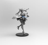 E799 - Waifu character design , The Keqing Girl statue , STL 3D model design print download files