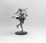 E799 - Waifu character design , The Keqing Girl statue , STL 3D model design print download files