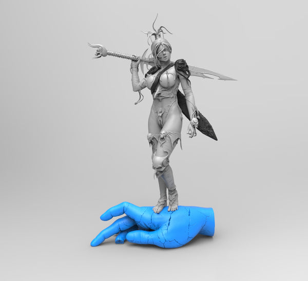 H004 - Legendary Character Design, The Female Warrior With Multiple Design, 3D STL model design print download files
