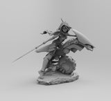 H015 - Movie Character design, The Battle Angel Alita with Motorbikes, STL 3D model design print download files