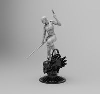 H016 - Comic Character design , The Guardian of the Galaxy, Nebula statue, STL 3D model design print download files