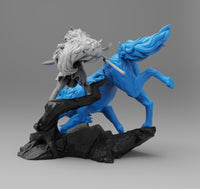 H022 - Anime Character Design, Studio Glibli The Princess Momonoke, 3D STL model design print download files