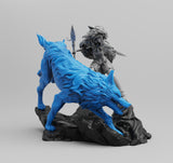 H022 - Anime Character Design, Studio Glibli The Princess Momonoke, 3D STL model design print download files