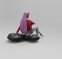 H023 - Anime Character design, The Zero Two Girl, Franxxx, 3D STL Model print design download files