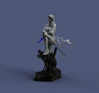H029 - Comic Character Design, The Pshylocke with power Statue design, 3D STL model design printable download files