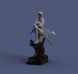 H029 - Comic Character Design, The Pshylocke with power Statue design, 3D STL model design printable download files