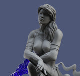 H029 - Comic Character Design, The Pshylocke with power Statue design, 3D STL model design printable download files