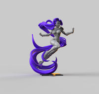 H035 - NSFW Comic Character design, The Sexy Star Fire statue with NSFW body, STL 3D model design printable Files