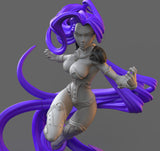H035 - NSFW Comic Character design, The Sexy Star Fire statue with NSFW body, STL 3D model design printable Files