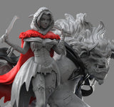 H038 - Cartoon Character design statue, The Wild Beauty and The Beast Statue design, STL 3D model design printable files