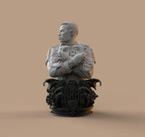 H050 - Comic character design bust, The Blade Bust Statue art design, STL 3D model design printable download files