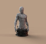 H049 - Comic character design bust, The Spideymen Bust Statue art design, STL 3D model design printable download files