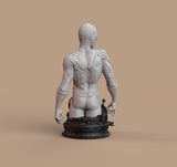 H049 - Comic character design bust, The Spideymen Bust Statue art design, STL 3D model design printable download files