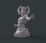H052 - Comic Character design, The Marwel Calactus bust statue design, STL 3D model design print download files