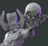 H053 - Comic Character design, The Marwel Calactus statue design, STL 3D model design print download files