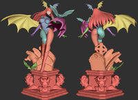A214 - NSFW Games Character design, The bat mori, STL 3D model design print download file