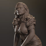 E710 - Comic character design, The Peggi statue, STL 3D model design print download files