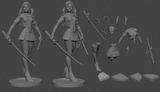 E623 - Movie character design, The Baby Dolly sooker punchie statue, STL 3D model design print download files