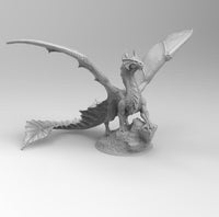 A191 - Legendary Creature design, Brass Dragon, STL 3D model design print download files