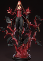 H033 - Comic Character Design, The Marwel Super Heroes The Scarlot Witch , STL 3D model design printable download files