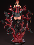 H033 - Comic Character Design, The Marwel Super Heroes The Scarlot Witch , STL 3D model design printable download files