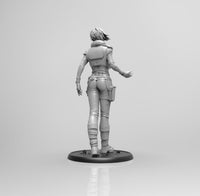 E479 - Games character design, The Lilith girl statue, STL 3D model design print download files