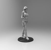 E479 - Games character design, The Lilith girl statue, STL 3D model design print download files
