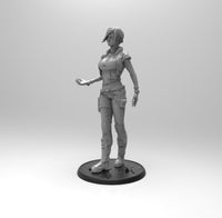 E479 - Games character design, The Lilith girl statue, STL 3D model design print download files