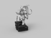A375 - Comic character design, Samurai Venom statue, STL 3D model design print download file