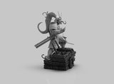 A375 - Comic character design, Samurai Venom statue, STL 3D model design print download file