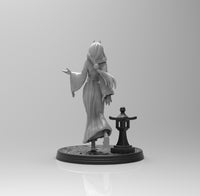 E530 - Anime character design,  A girl who have two porcelain horns, STL 3D model design print download files