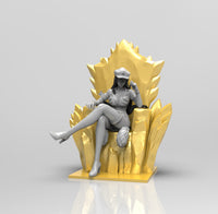 E529 Anime character design, The Esdeath-Akame ga Kill, STL 3D model design print download files