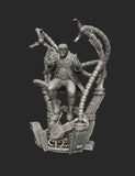 E327 - Comic Character design, The Octopus games statue, STL 3D model design print download files