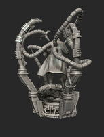 E327 - Comic Character design, The Octopus games statue, STL 3D model design print download files